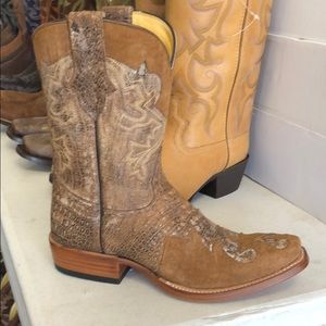 Ladies handmade leather western cowboy boots